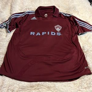 Adidas “Vintage” Colorado Rapids maroon & blue jersey Size XL